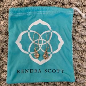 Kendra Scott Lori Long Drop Earrings- Rose Gold